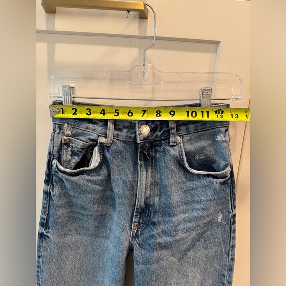 Zara Wide Leg Ripped Jeans Blogger Favorite - Picture 11 of 14